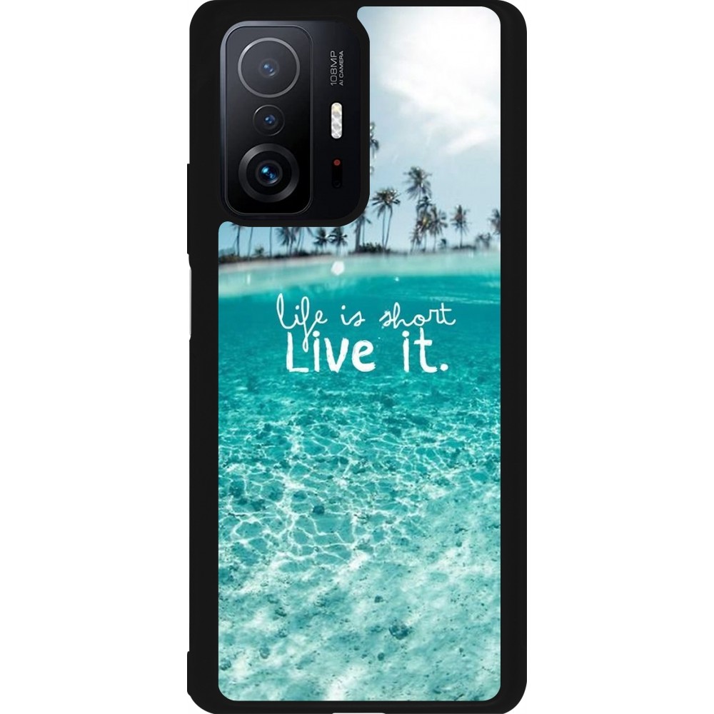 Coque Xiaomi 11T - Silicone rigide noir Summer 18 24