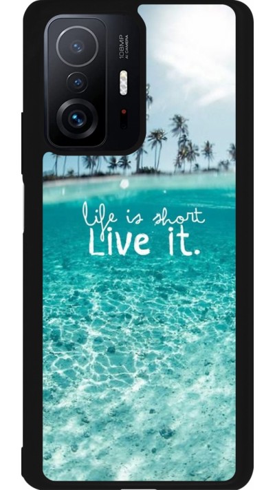 Coque Xiaomi 11T - Silicone rigide noir Summer 18 24