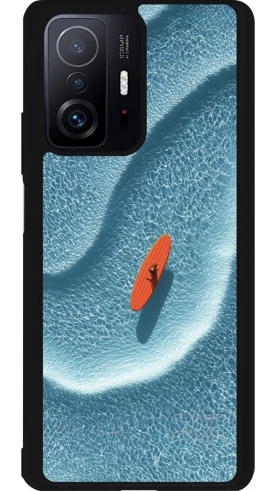 Xiaomi 11T Case Hülle - Silikon schwarz Orange surf Summer 2026