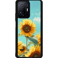 Xiaomi 11T Case Hülle - Silikon schwarz Sunflowers Summer 2026