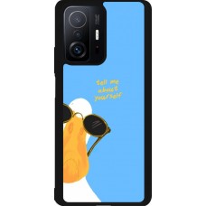 Xiaomi 11T Case Hülle - Silikon schwarz Tell me about yourself Summer 2026