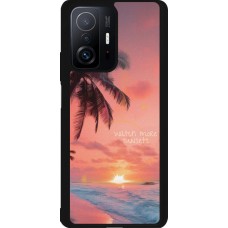 Xiaomi 11T Case Hülle - Silikon schwarz Watch more sunsets Summer 2026