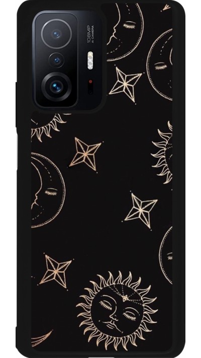 Coque Xiaomi 11T - Silicone rigide noir Suns and Moons