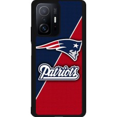 Coque Xiaomi 11T - Silicone rigide noir Super Bowl 26 Patriots 1