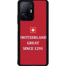 Xiaomi 11T Case Hülle - Silikon schwarz Switzerland Great Since 1291