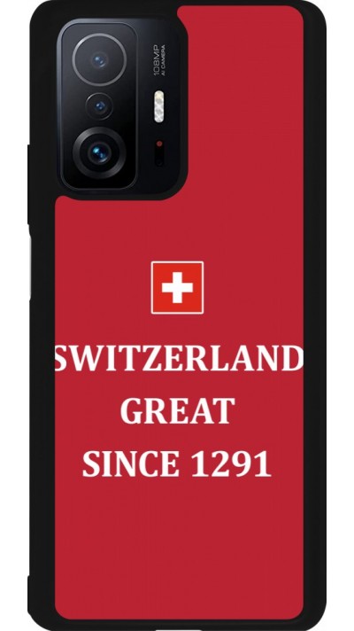 Xiaomi 11T Case Hülle - Silikon schwarz Switzerland Great Since 1291