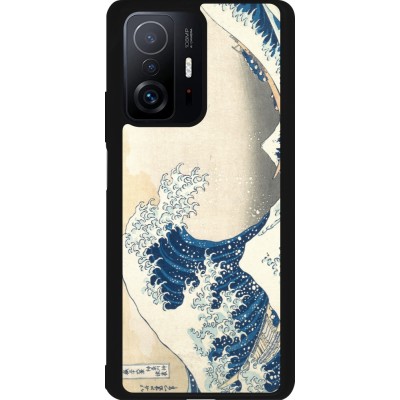 Coque Xiaomi 11T - Silicone rigide noir Tableau art - La Grande Vague de Kanagawa - Hokusai