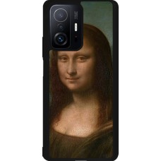 Coque Xiaomi 11T - Silicone rigide noir Tableau art - La Joconde - Léonard de Vinci