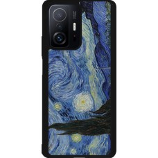 Coque Xiaomi 11T - Silicone rigide noir Tableau art - La Nuit étoilée - Van Gogh