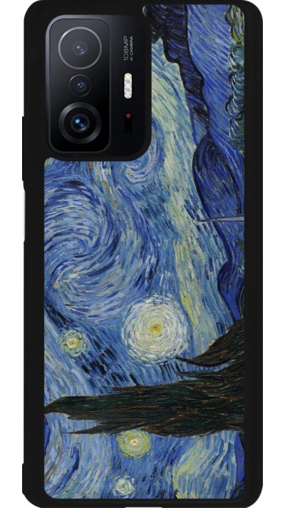 Coque Xiaomi 11T - Silicone rigide noir Tableau art - La Nuit étoilée - Van Gogh