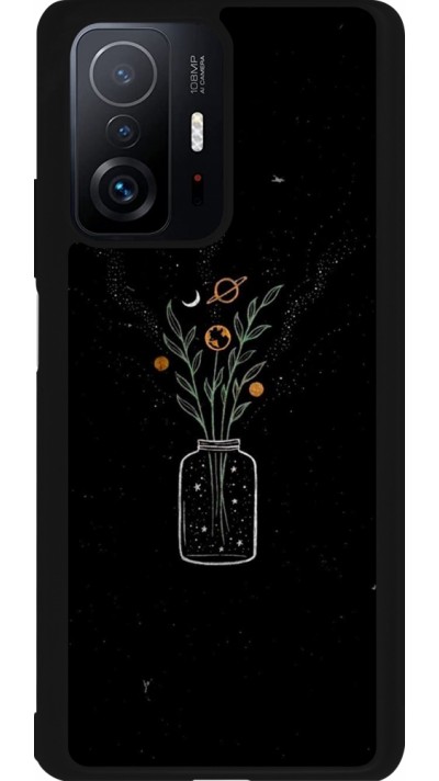 Coque Xiaomi 11T - Silicone rigide noir Vase black