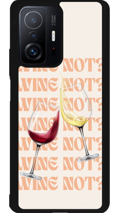 Xiaomi 11T Case Hülle - Silikon schwarz Wine not
