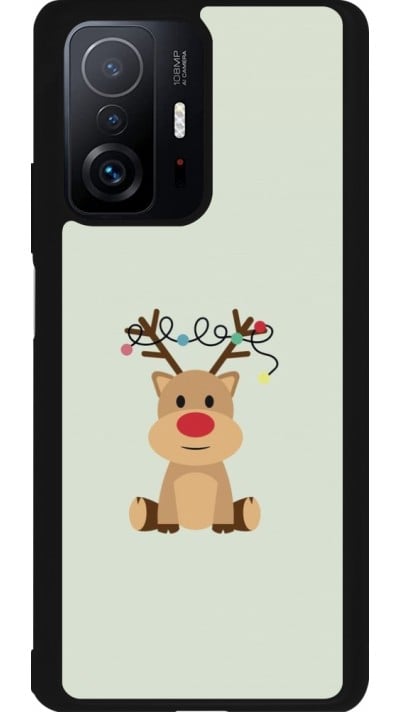 Coque Xiaomi 11T - Silicone rigide noir Christmas 22 baby reindeer
