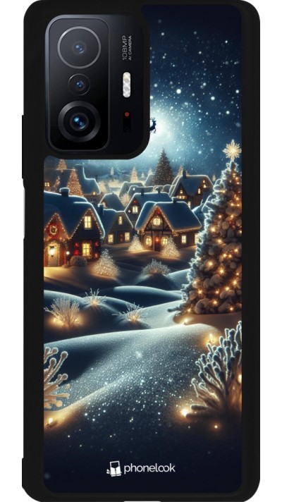Coque Xiaomi 11T - Silicone rigide noir Noël 2023 Christmas is Coming