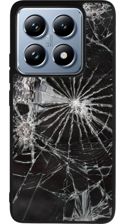 Xiaomi 14T Pro Case Hülle - Silikon schwarz Broken Screen