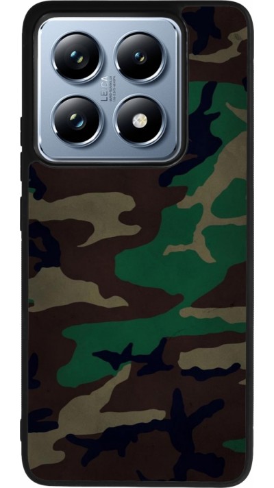 Coque Xiaomi 14T Pro - Silicone rigide noir Camouflage 3