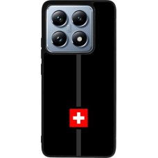 Coque Xiaomi 14T Pro - Silicone rigide noir Canton CH noir