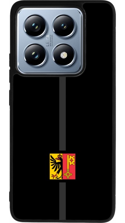 Coque Xiaomi 14T Pro - Silicone rigide noir Canton GE noir