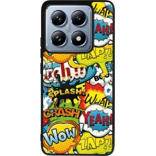 Xiaomi 14T Pro Case Hülle - Silikon schwarz Cartoons slogans