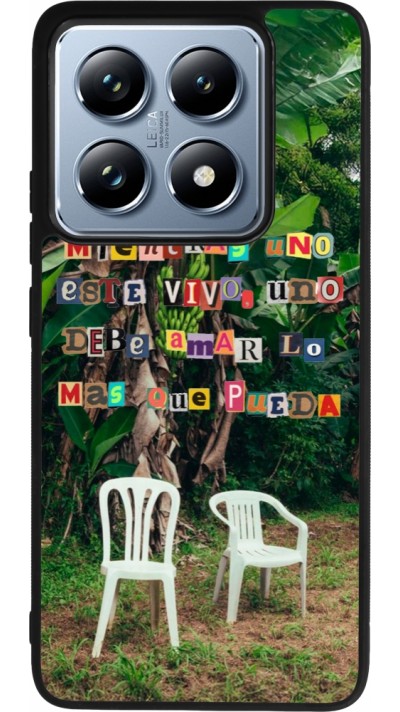 Xiaomi 14T Pro Case Hülle - Silikon schwarz Chairs DTMF