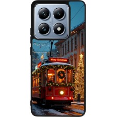 Xiaomi 14T Pro Case Hülle - Silikon schwarz Christmas 25 Xmas Train