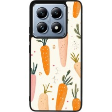 Xiaomi 14T Pro Case Hülle - Silikon schwarz Easter 2026 Illustration carrots