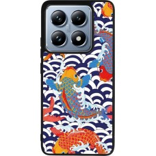 Coque Xiaomi 14T Pro - Silicone rigide noir Easter 2023 japanese fish
