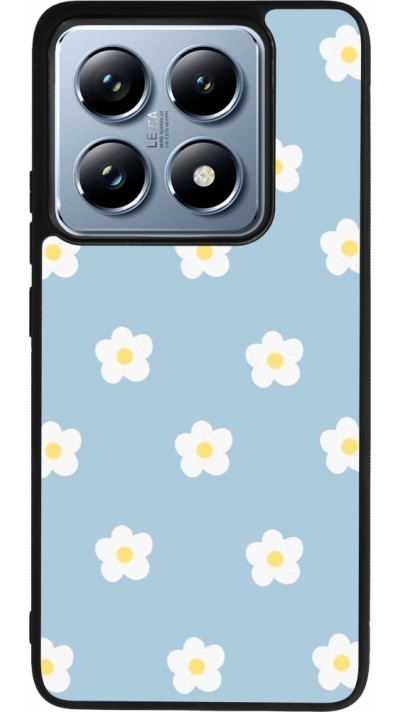 Coque Xiaomi 14T Pro - Silicone rigide noir Easter 2024 daisy flower