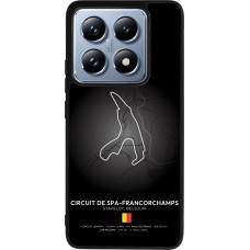 Coque Xiaomi 14T Pro - Silicone rigide noir F1 Track 2025 Belgium