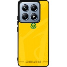 Coque Xiaomi 14T Pro - Silicone rigide noir Maillot de football Afrique du Sud 2026 personnalisable
