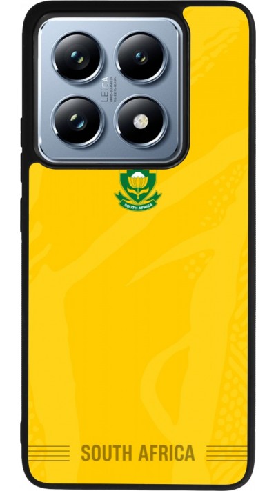 Coque Xiaomi 14T Pro - Silicone rigide noir Maillot de football Afrique du Sud 2026 personnalisable