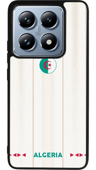 Coque Xiaomi 14T Pro - Silicone rigide noir Maillot de football Algérie 2026 personnalisable