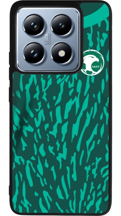 Xiaomi 14T Pro Case Hülle - Silikon schwarz Saudi-Arabien 2022 personalisierbares Fussballtrikot
