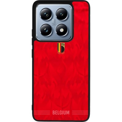 Xiaomi 14T Pro Case Hülle - Silikon schwarz Belgien 2026 personalisierbares Fussballtrikot