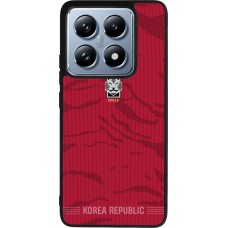 Coque Xiaomi 14T Pro - Silicone rigide noir Maillot de football Corée du Sud 2026 personnalisable