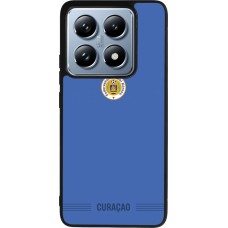 Xiaomi 14T Pro Case Hülle - Silikon schwarz Curaçao 2026 personalisierbares Fussballtrikot
