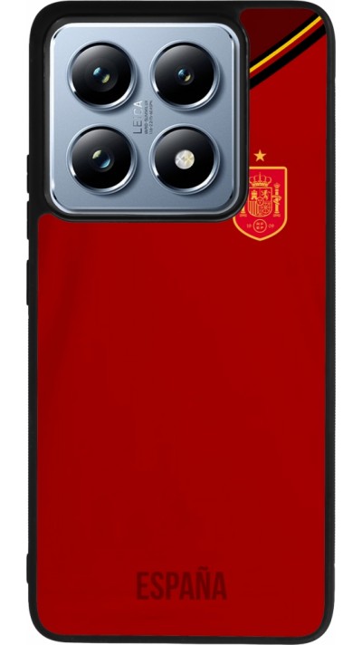Xiaomi 14T Pro Case Hülle - Silikon schwarz Spanien 2022 personalisierbares Fußballtrikot