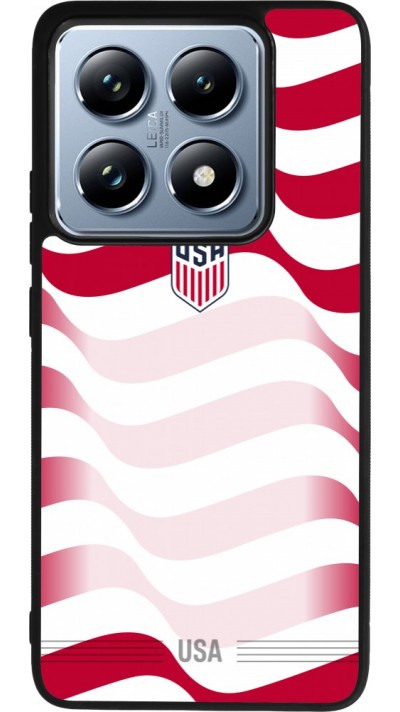 Xiaomi 14T Pro Case Hülle - Silikon schwarz Vereinigten Staaten 2026 personalisierbares Fussballtrikot