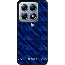 Coque Xiaomi 14T Pro - Silicone rigide noir Maillot de football France 2026 personnalisable