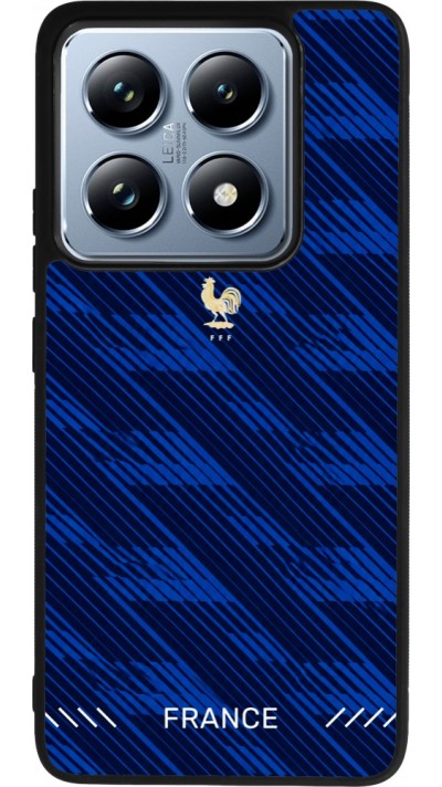 Coque Xiaomi 14T Pro - Silicone rigide noir Maillot de football France 2026 personnalisable