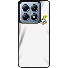 Coque Xiaomi 14T Pro - Silicone rigide noir Maillot de football Ghana 2022 personnalisable