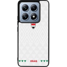 Coque Xiaomi 14T Pro - Silicone rigide noir Maillot de football Irak 2026 personnalisable