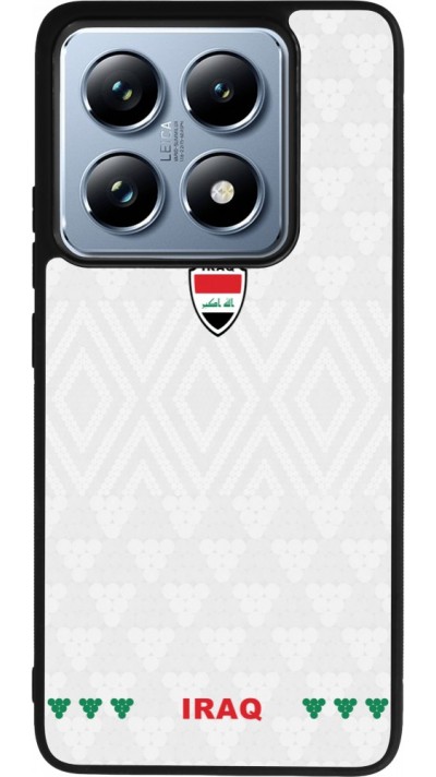 Coque Xiaomi 14T Pro - Silicone rigide noir Maillot de football Irak 2026 personnalisable