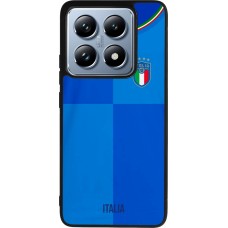 Coque Xiaomi 14T Pro - Silicone rigide noir Maillot de football Italie 2022 personnalisable