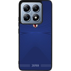 Coque Xiaomi 14T Pro - Silicone rigide noir Maillot de football Japon 2026 personnalisable