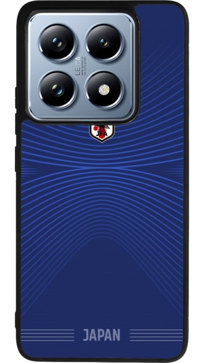 Coque Xiaomi 14T Pro - Silicone rigide noir Maillot de football Japon 2026 personnalisable