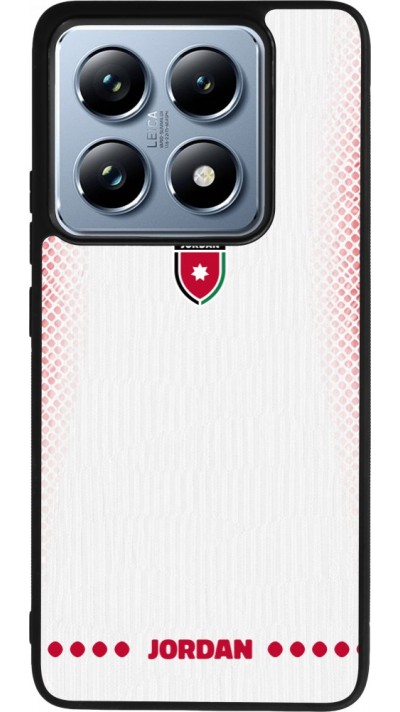 Coque Xiaomi 14T Pro - Silicone rigide noir Maillot de football Jordanie 2026 personnalisable