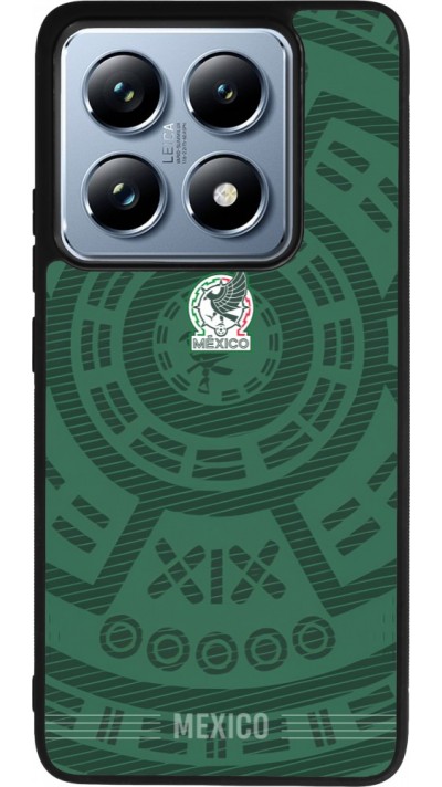 Coque Xiaomi 14T Pro - Silicone rigide noir Maillot de football Mexique 2026 personnalisable