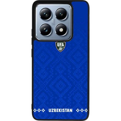 Xiaomi 14T Pro Case Hülle - Silikon schwarz Usbekistan 2026 personalisierbares Fussballtrikot