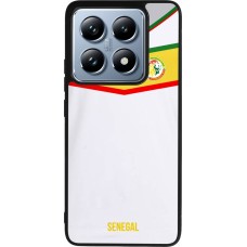 Coque Xiaomi 14T Pro - Silicone rigide noir Maillot de football Senegal 2022 personnalisable